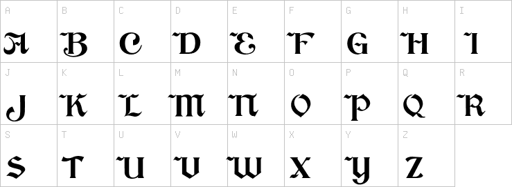 Uppercase characters