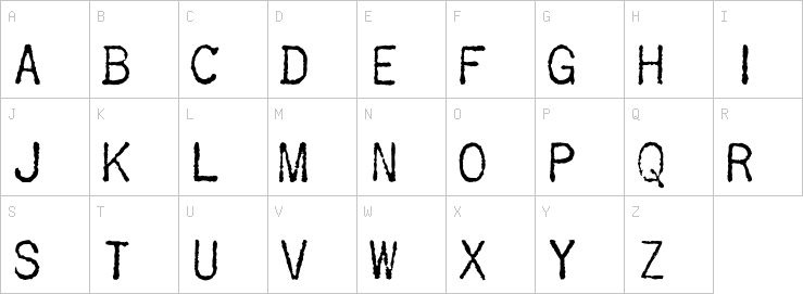 Uppercase characters