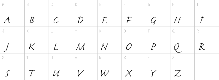 Uppercase characters