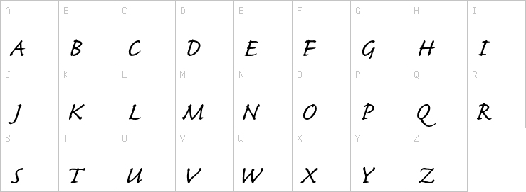 Uppercase characters
