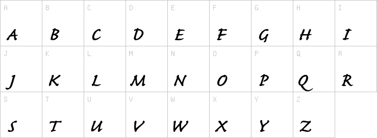 Uppercase characters