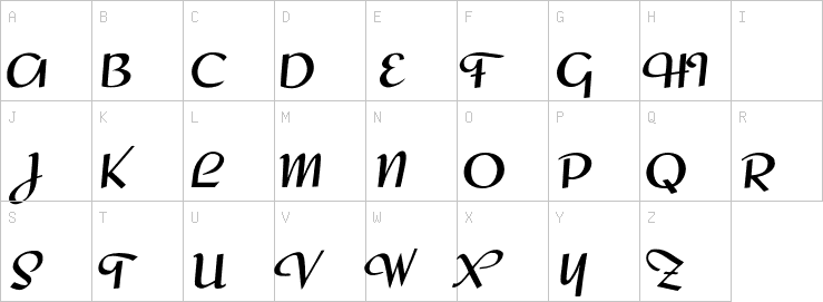 Uppercase characters