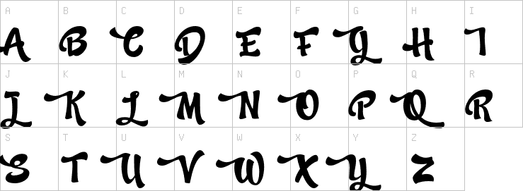 Uppercase characters