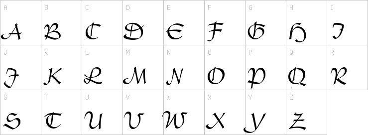 Uppercase characters
