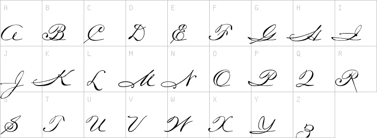 Uppercase characters