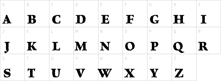 Uppercase characters