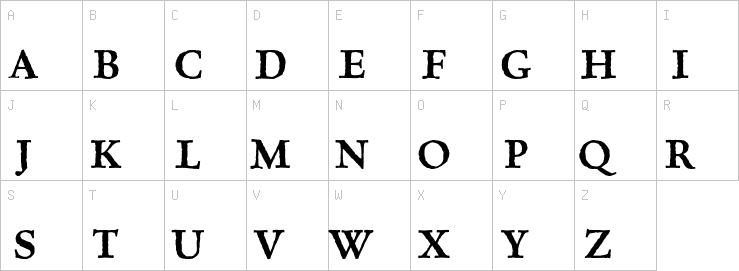 Uppercase characters