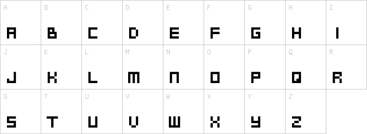 Uppercase characters