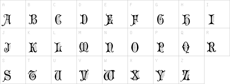 Uppercase characters