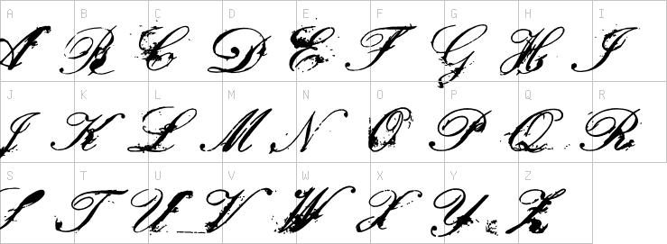 Uppercase characters