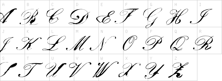 Uppercase characters
