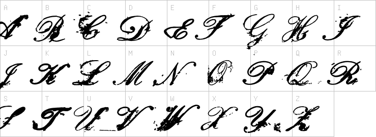 Uppercase characters