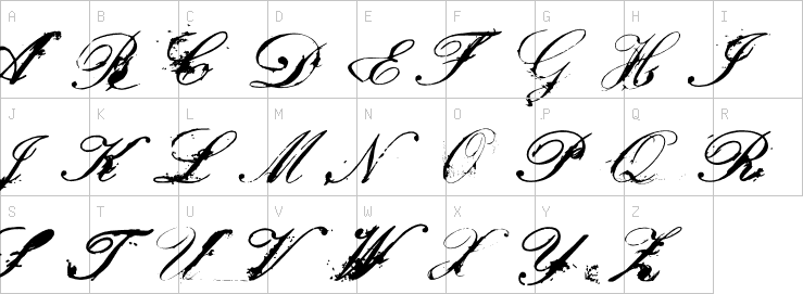 Uppercase characters