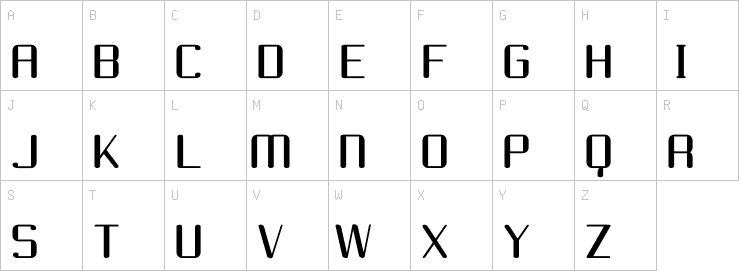 Uppercase characters