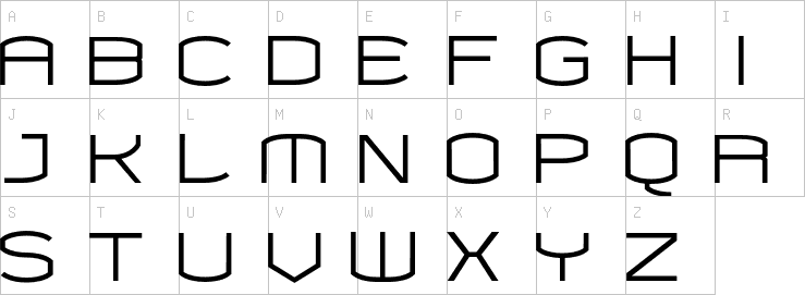 Uppercase characters