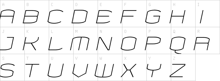 Uppercase characters