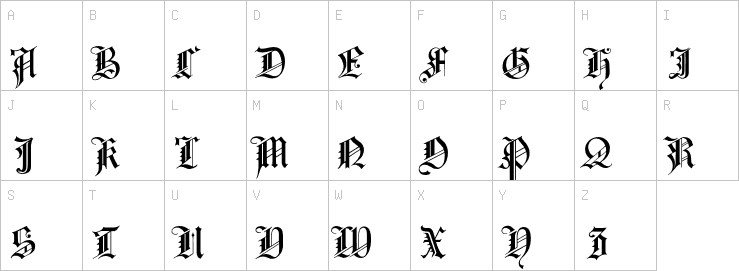 Uppercase characters