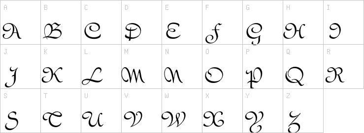 Uppercase characters