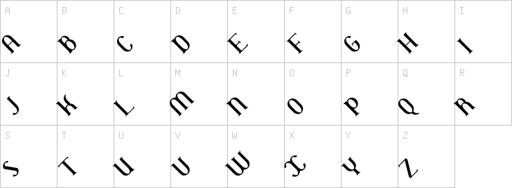 Uppercase characters