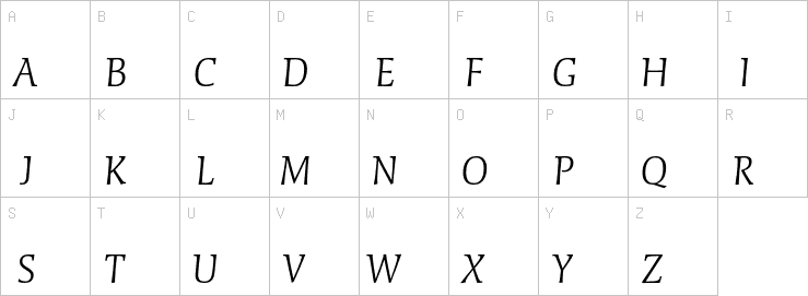 Uppercase characters