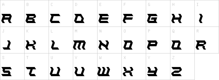 Uppercase characters