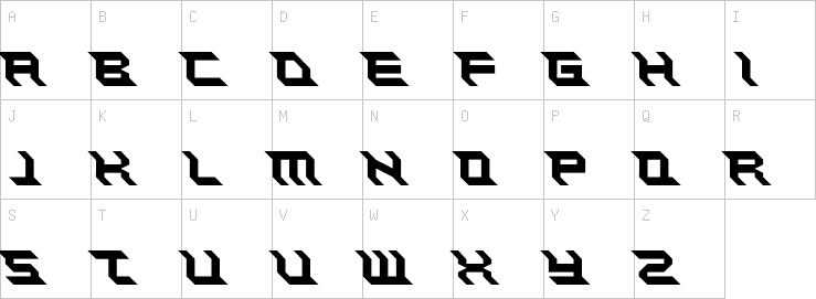 Uppercase characters