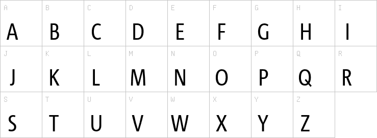 Uppercase characters