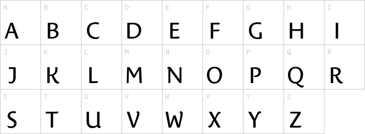 Uppercase characters