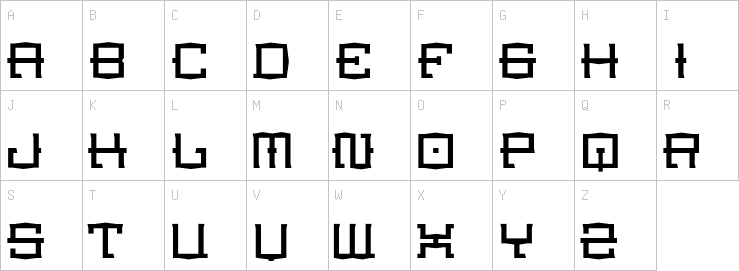 Uppercase characters