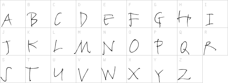 Uppercase characters