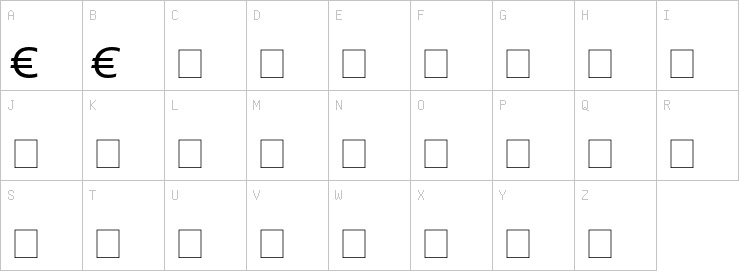 Uppercase characters