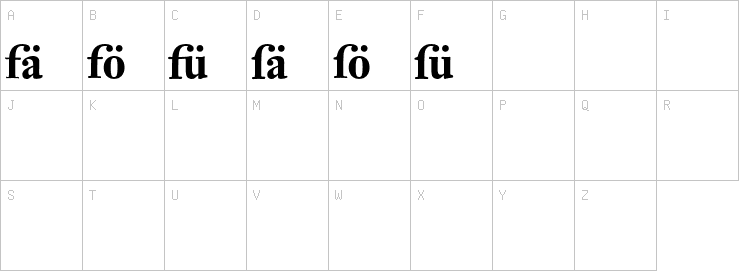 Uppercase characters
