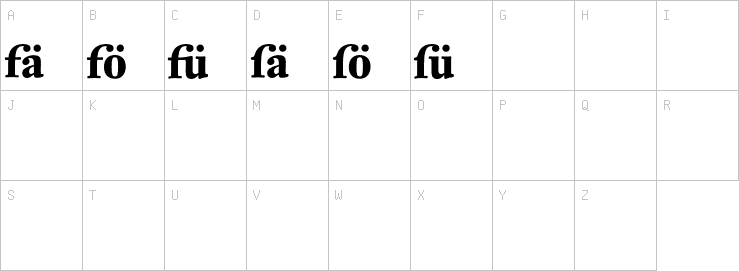 Uppercase characters