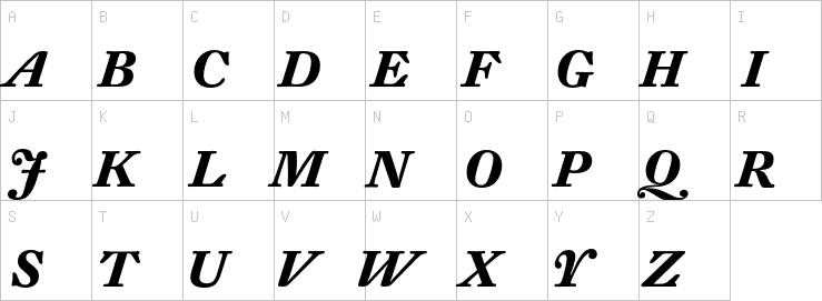 Uppercase characters
