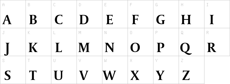 Uppercase characters