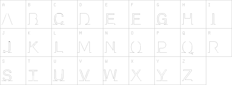 Uppercase characters