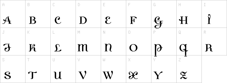 Uppercase characters