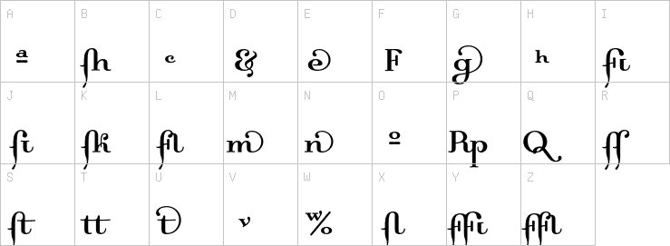 Uppercase characters