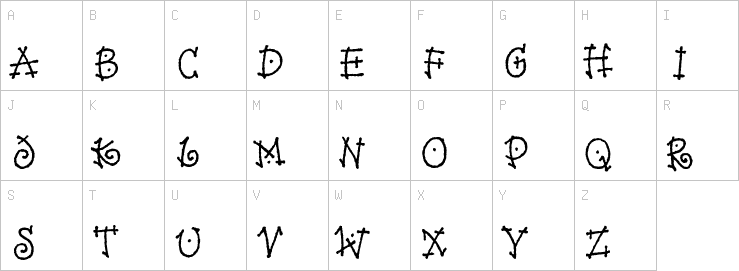 Uppercase characters