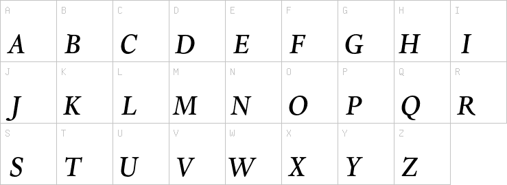 Uppercase characters