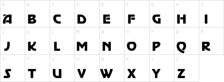 Uppercase characters