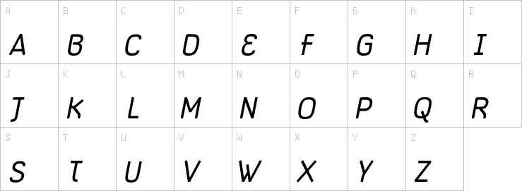 Uppercase characters
