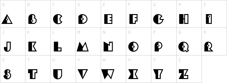 Uppercase characters