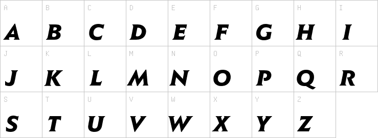 Uppercase characters
