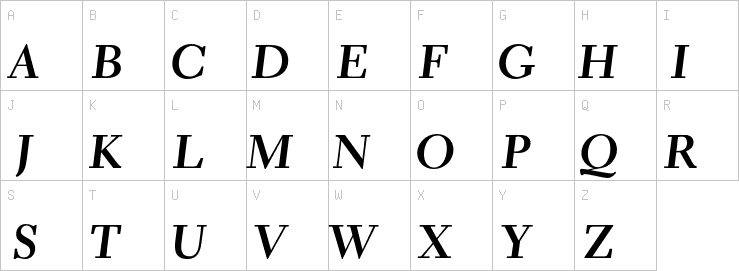 Uppercase characters
