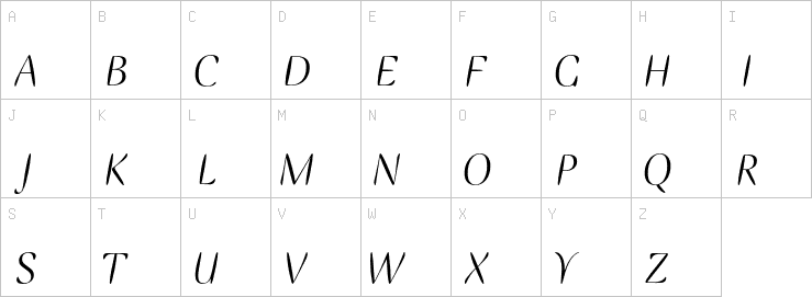 Uppercase characters