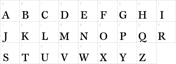 Uppercase characters