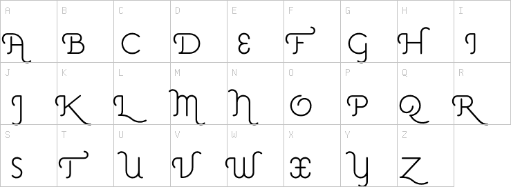 Uppercase characters