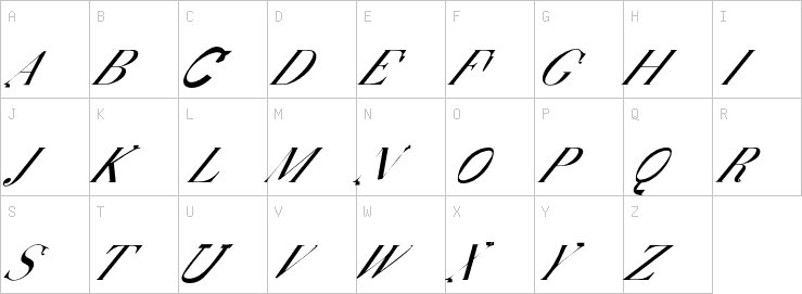 Uppercase characters
