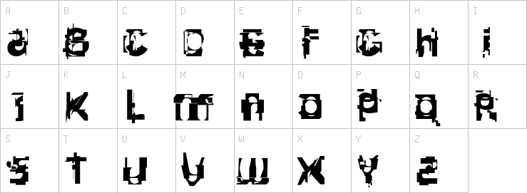 Uppercase characters
